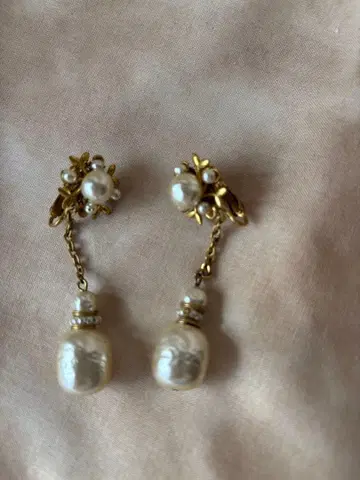 미리암 하스켈 빈티지 펄 드롭 귀찌