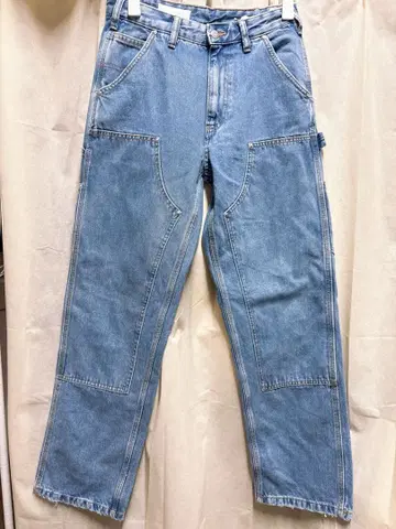 ZARA 더블니 카펜터 데님 스트레이트 핏 청바지