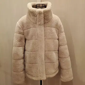 CALVIN KLEIN 베이지 보아 자켓