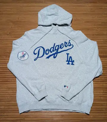 Los Angeles Dodgers 다저스 후드티 화이트 그레이