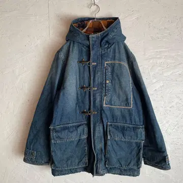 구제 Vintage 파이어맨 자켓 코트 데님 자켓