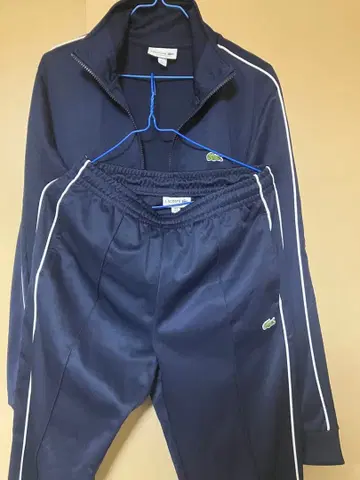 LACOSTE 숄더 파이핑 카노코 트랙 자켓 셋업