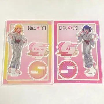 최애의 아이 호시노 아이 호시노 루비 극락탕 아크릴 스탠드 2개 세트