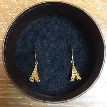 귀걸이 아가타 에펠탑 골드