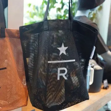 스타벅스 리저브 메쉬 토트백 블랙