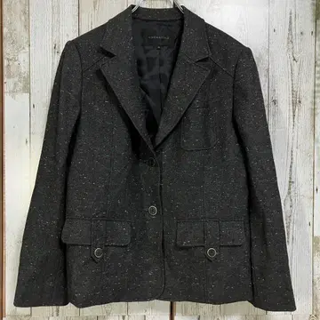 큐어스타일 고품질 일본제 테일러드 자켓 [46] 기모 다크 그레이