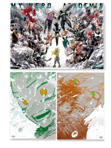 나의 히어로 아카데미아 원화전 포스터 3세트