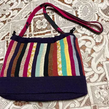 다이쇼 로망 크레이프 원단과 오비매듭 숄더