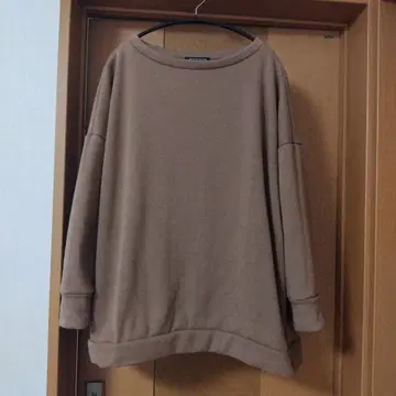 미즈이로 인드 오버 사이즈 맨투맨 속기모