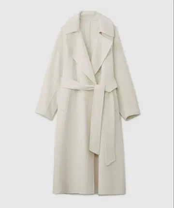 [ 미사용 새상품 ] ROPE 램스울 리버 롱 코트