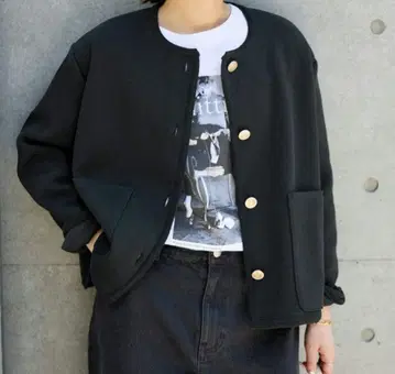 슬로브 이에나 더블 페이스 니트 자켓