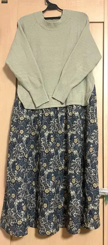 도킹 롱 원피스 윌리엄 모리스 펠리시모 MP