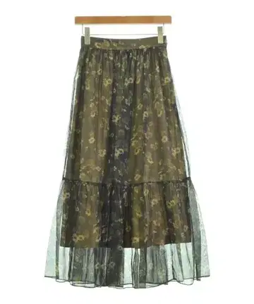 아푸이저 리쉬 롱 맥시 길이 스커트 여성용