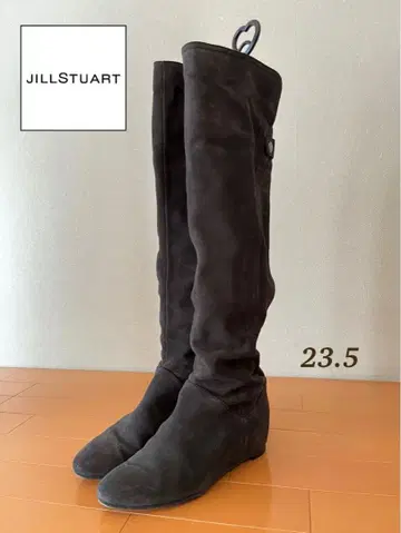 [ JILLSTUART ] 질 스튜어트 스웨이드 롱 부츠 23.5
