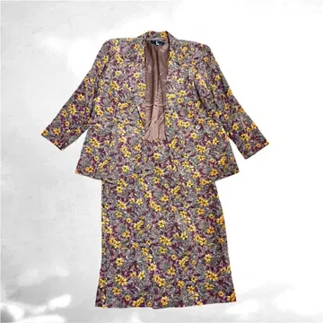 Romina 꽃무늬 정장 세트 (자켓 스커트)