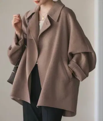 NOBLE Super160s 리버 돌먼 숏코트 새상품