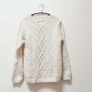 estelle 에스테르 케이블 니트 스웨터 페루 니트 알파카 혼합