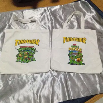 THRASHER 닌자 터틀즈 토트백 2개 세트