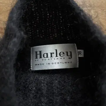 Harley of Sctland 모헤어 니트 하이넥 38 블랙