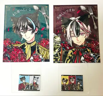 악마 집사와 검은 고양이 벨리안 베렌 난자타운 후드 특전 엽서