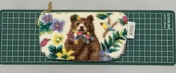 [ 새상품급 ] 페이 페이 파우치 곰 패턴