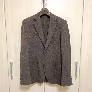 울 자켓 브라운 ONLY