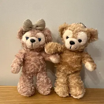 더피 셰리메이 봉제 인형 스트랩 14.5cm 2개 세트 2