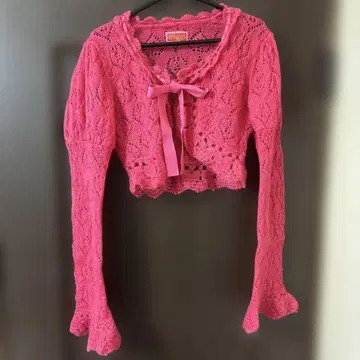 BABY, 체리 핑크 모헤어 볼레로