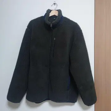 [ 새상품급 ] 유니클로 다크 그린 플리스 자켓 XL