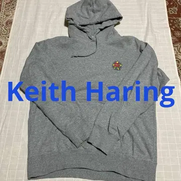 KeithHaring POP SHOP TOKYO 그레이 후드티 XL