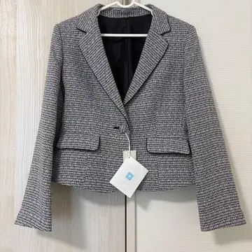 [ 택 포함 미사용 새상품 ] 여성용 트위드 자켓