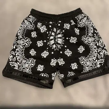 ASKYURSELF 반다나 패턴 숏팬츠