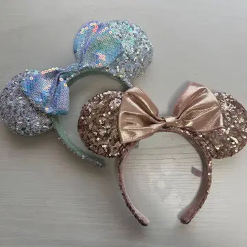 미키마우스 모양 머리띠 2세트