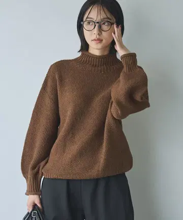 coen 울 믹스 카노코 하이넥 니트