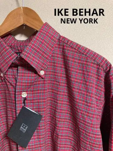IKE BEHAR made in USA 151/2 타탄 체크
