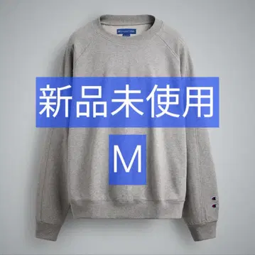 CHAMPION ZARA 패치 크루넥 스웨트 셔츠 M