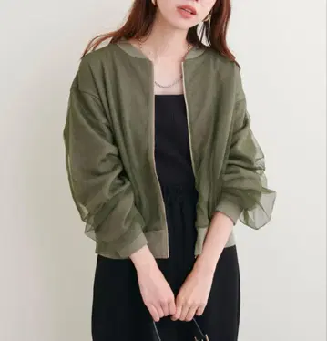 natural couture 사가리바 x 튤 레이어드 블루종