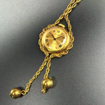 Chandler / 챈들러 수동 와인딩 펜던트 워치 골드 2침