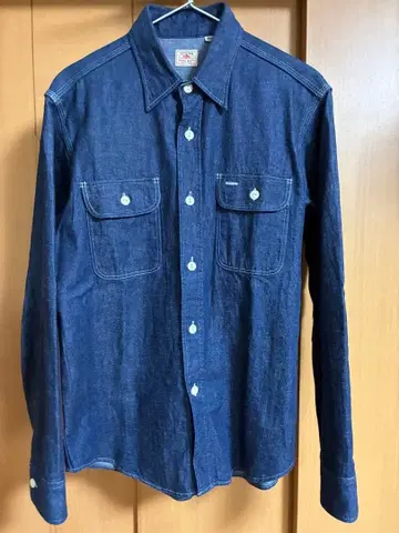 슈가케인 데님 워크 셔츠 sugarcane sizeM 새상품급 중고
