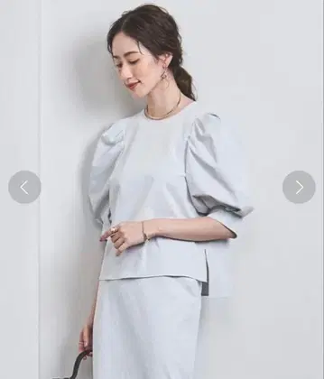 UNITED ARROWS 개더 블라우스 RIRANCHA 셋업