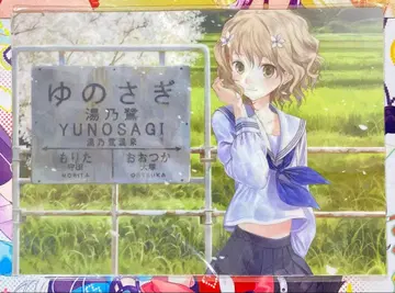 꽃 피는 이로하 노토 철도 아나미즈역 한정 클리어 파일 세트