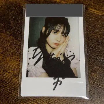 진세이 스즈카 친필 사인 폴라로이드