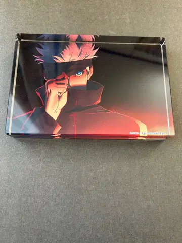 주술회전 고죠 사토루 아크릴 블록