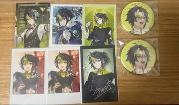 니지산지 이나미 라이 폴라로이드풍 카드 캔뱃지 등 묶음 판매