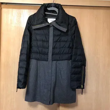 PLST 플라스테 경량 다운 울 자켓 이소재 절개 M