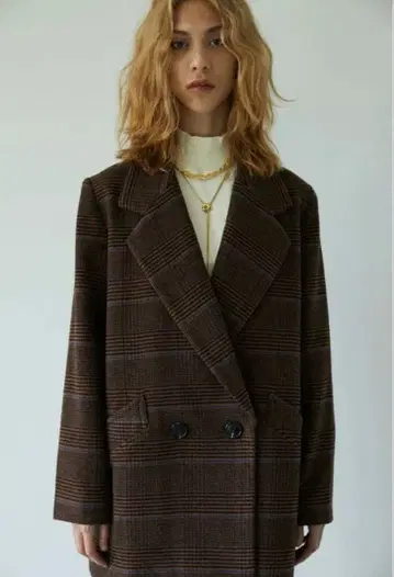 [ MOUSSY ] CHECK MIDDLE 자켓