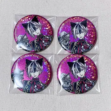 악마 고양이 베리안 홀로그램 캔뱃지 난자