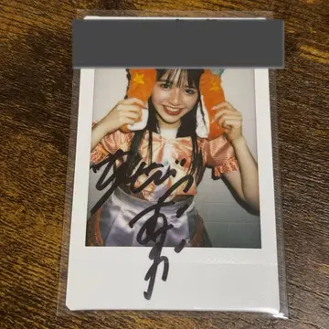 진제 스즈카 친필 사인 폴라로이드