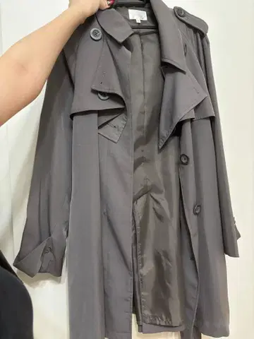 rienda 그레이 트렌치코트