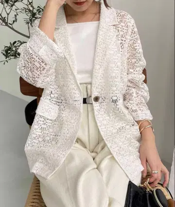 카프리슈 레마쥬 레이스 자켓